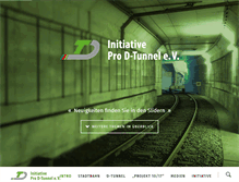 Tablet Screenshot of pro-d-tunnel.de